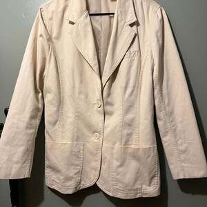 Liz Claiborne Tan Blazer Size 10